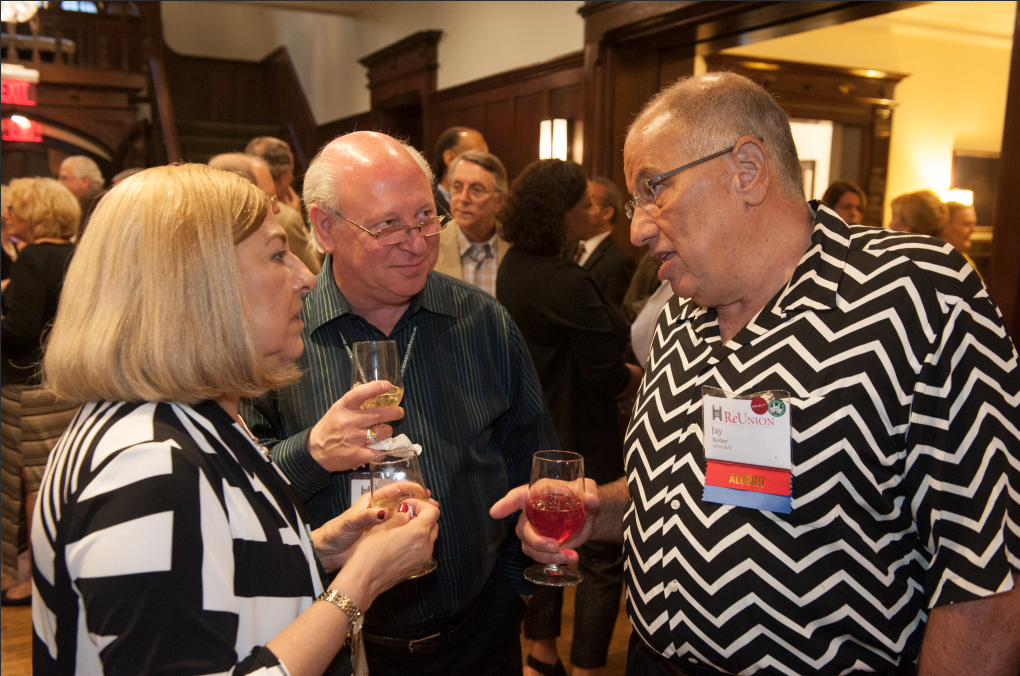 Class of 1975 at a reunion party