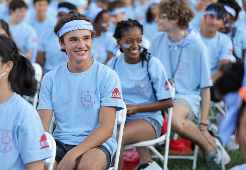 Students at convocation