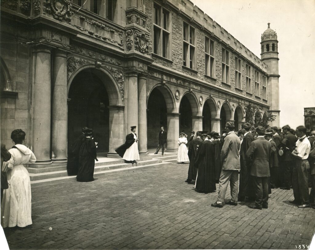 Ridgley Library (now Ridgley Hall) in the early 1900s