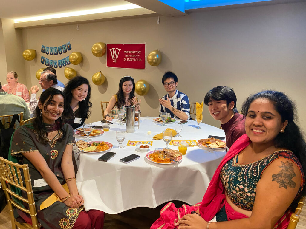 Alumni at the 2023 WUAAN Bay Area Diwali celebration