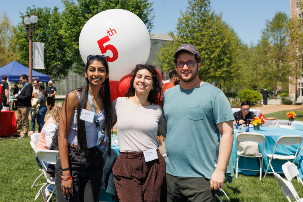 Class of 2019 alums at alumni BBQ