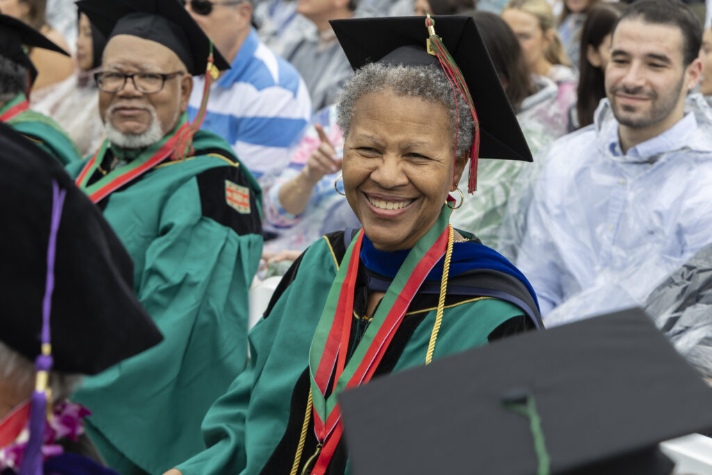 Golden Bear alums at 2024 commencement 