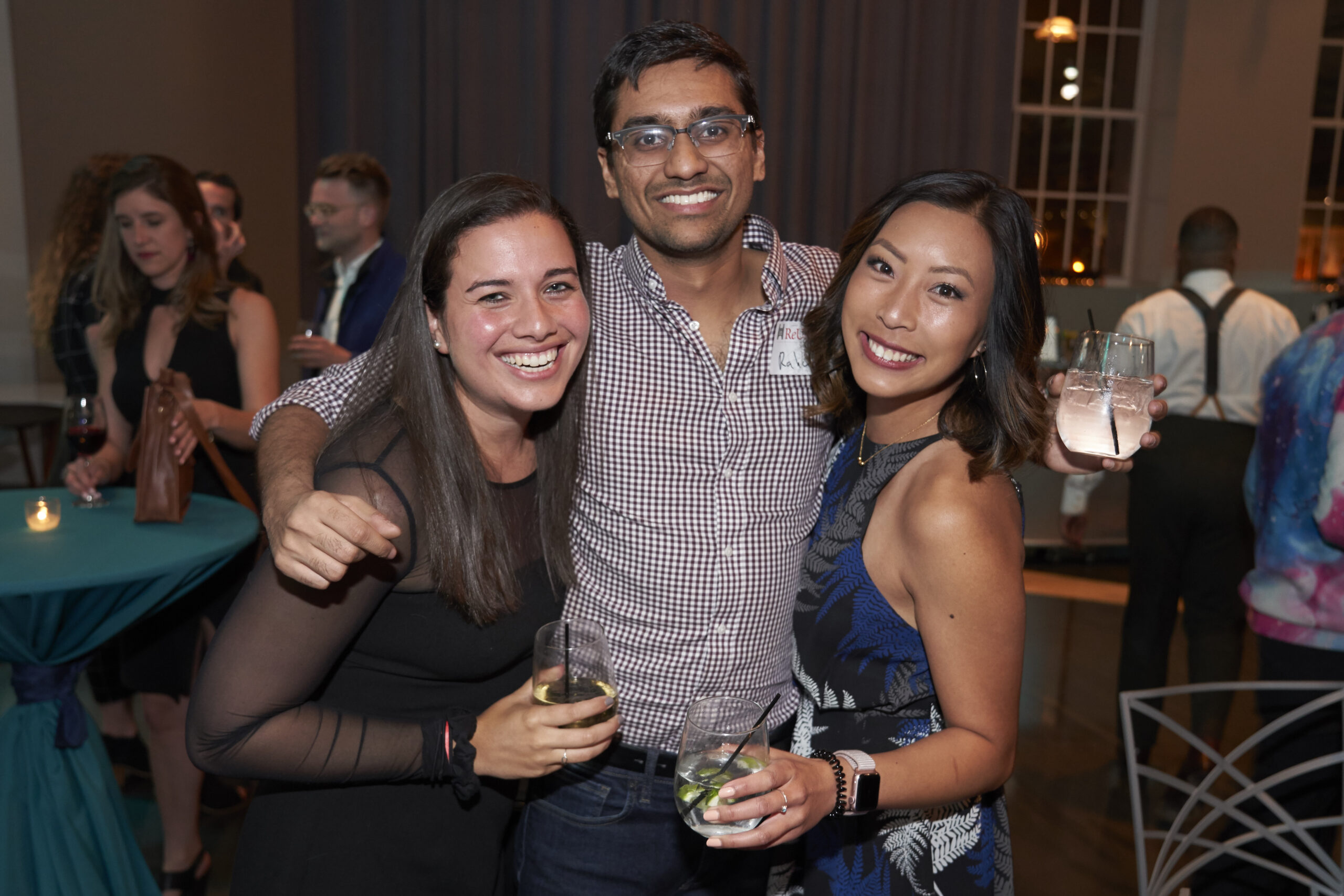 three alums celebrate during their 5th class reunion in 2019