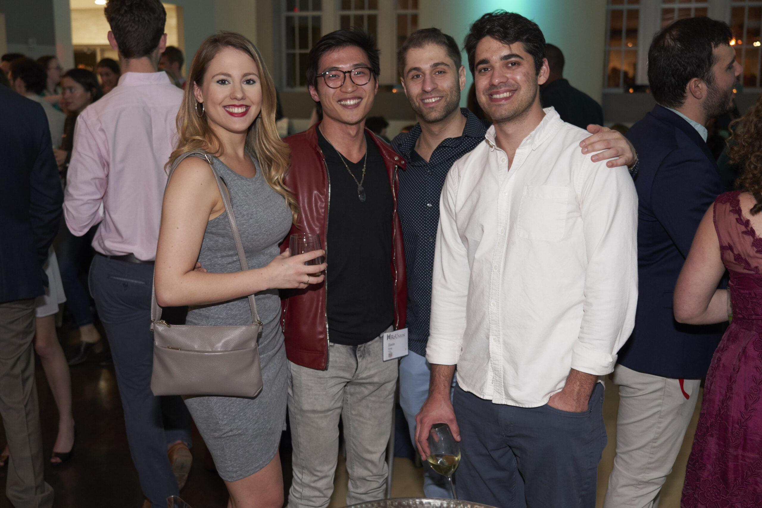 four alums celebrate during their 5th class reunion in 2019