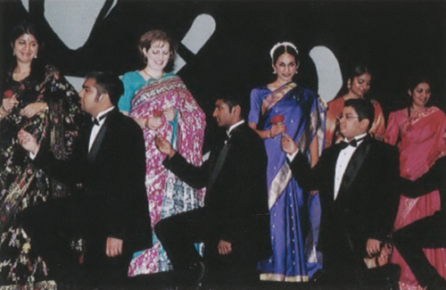 Diwali 1998, Passage Through India, featured a cast and crew totaling over 150 students.